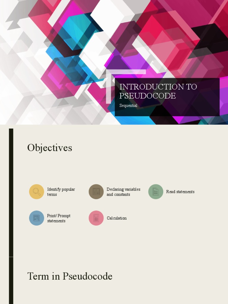 Introduction Pseudocode | PDF | Area | Data Type