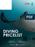 Diving South Ari 2022 Price List NEW