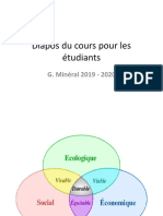 Diapos Du Cours Pour Les Étudiants: G. Minéral 2019 - 2020