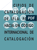 IFLA Principios de Catalogación