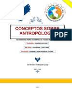 Conceptos Sobre La Antropologia Segun Autores - Sociedad y Cultura