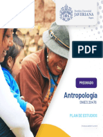 Plan de Estudios Carrera de Antropología Septiembre 2022