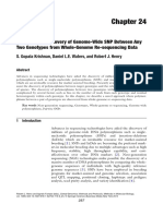 A Method For Discovery of Genome-Wide SNP Between Any Two Genotypes From Whole-Genome Re-Sequencing Data