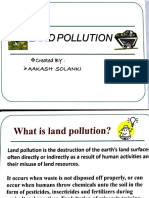 LAND POLLUTION  ppt