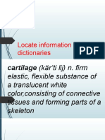 Locate Information From Dictionaries