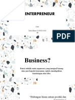 It Enterpreneur: Oleh: Deni Maria /11950321545 4B