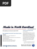 Made in North Carolina!: We're Getting Your Taste Buds Ready For 2012!