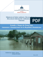 Zonas Bajo Amenazas A Inundaciones 18 - 3 - 2022