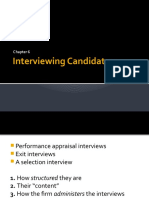 Interviewing Candidates