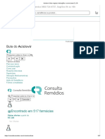 Bula Do Aciclovir: Encontrado em 517 Farmácias