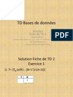 Solution BDD TD2