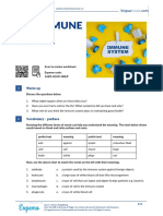 The Immune System: Warm Up