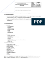 Cenercol S.A.: Procedimiento para Hincada Y Aplomada de Postes Con Pluma