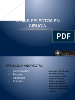 Temas Selectos en Cirugía: Dr. Carlos Bravo Torreblanca