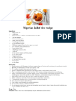 Nigerian Jollofricerecipe
