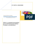 Tema 9 La Potestad Sancionadora