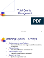 Total Quality Management: © Wiley 2010 1