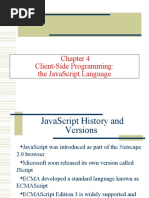 Client-Side Programming: The Javascript Language