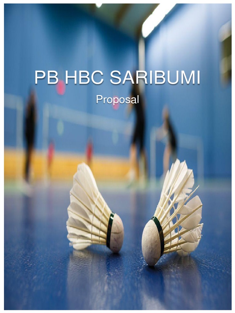 Proposal Badminton HBC PDF