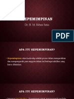 Kepemimpinan: Dr. H. M. Riban Satia