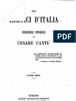 Gli Eretici D'italia, Discorsi Storici Di Cesare Cantù, Vol.3, 1866