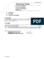 KX-TD1232 - TD816 - Power Consumption