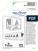 Product Data: Aquasnap® 30RB060-390 Air-Cooled Chillers