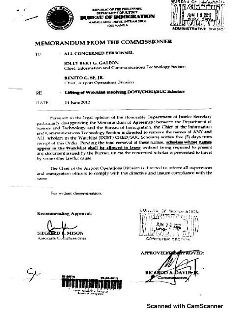 DOST Scholars Ban Lifted PDF