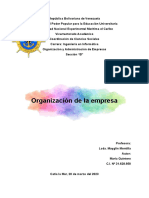 Organización de La Empresa