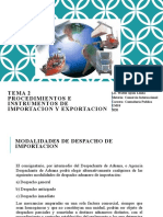 Tema 2 Procedimientos de Importacion y Exportacion