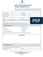 Student Feedback Form - v1.0