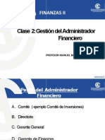 Clase 2 - Gestión Del Administrador Financiero