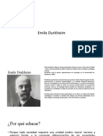 Emile Durkheim