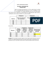 Diseño y mantenimiento de planta: capacidad de producción y cuellos de botella