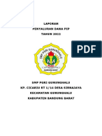 Laporan Penyaluran Dana PIP SMP PGRI Gununghalu 2022