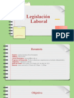 Legislación Laboral