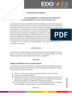 Convocatoria - Del - Proceso - de - Reconocimiento - A - Funciones - de - Tutoria 2022-2023