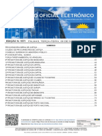 Diário Oficial Eletrônico: EDIÇÃO N. 1571