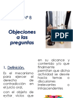 Tema #8: Objeciones A Las Preguntas