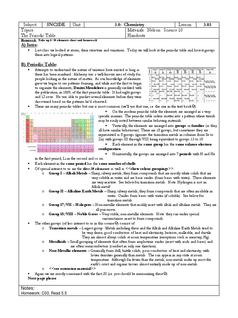 3.03 The Periodic Table-4 | PDF | Atomic Orbital | Periodic Table