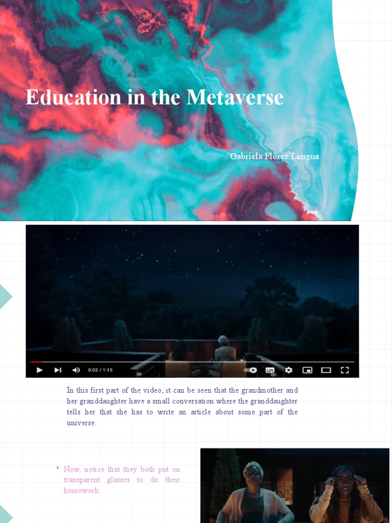 Transforming Education with the Metaverse | PDF | Experience | Universe
