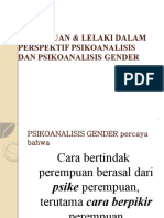 Perempuan & Lelaki Dalam Perspektif Psikoanalisis Dan Psikoanalisis Gender
