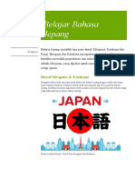 Belajar Bahasa Jepang: Tanggal