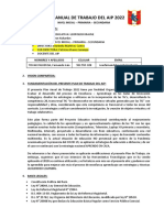 Plan Anual de Trabajo Del Aip 2022