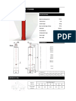 Front Type Telescopic Cylinder CODE: MC 1124: Specifications