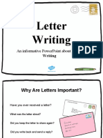 Letter Writing: An Informative Powerpoint About Letter