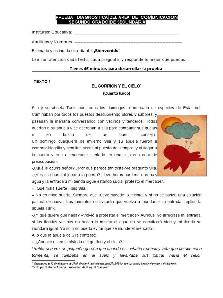 evaluaci-n-diagn-stica-comunicaci-n-2-grado-descargar-gratis
