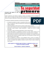 C.I. #019 - Recomendaciones de Seguridad de La Presidencia de Antamina