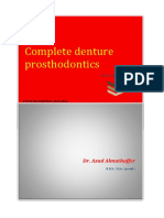 Complete Denture Prosthodontics: Dr. Azad Almuthaffer