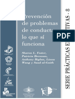 Prevención de Problemas de Conducta Lo Que Sí Funciona